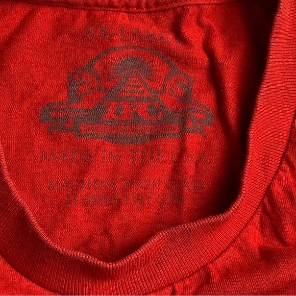 💵TFC Top of The Foodchain Red Tee Size 2XLarge - Picture 7 of 7